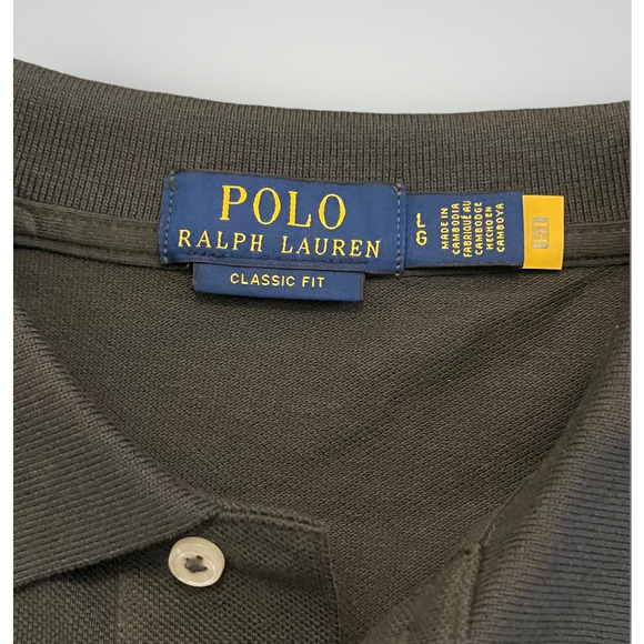 Polo Ralph Lauren Custom Slim Fit Triple-Pony Polo Shirt Large - Picture 4 of 5